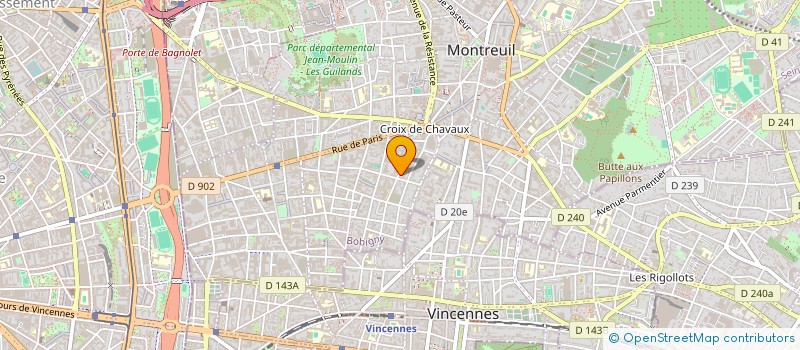 localisation de l'entreprise MADAME STELA IUCAL à MONTREUIL