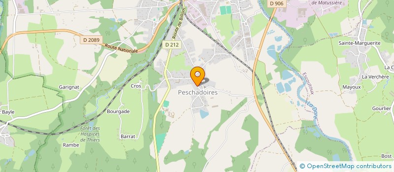 localisation de l'entreprise MADAME STELLA BATTY  PESCHADOIRES