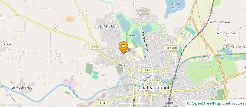 localisation de l'entreprise MADAME STELLA-BELLA CORTINHAS-CARDOSO  CHATEAUBRIANT