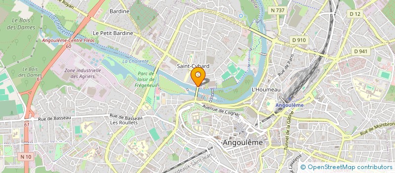 localisation de l'entreprise MADAME STELLA BLASSEL à ANGOULEME