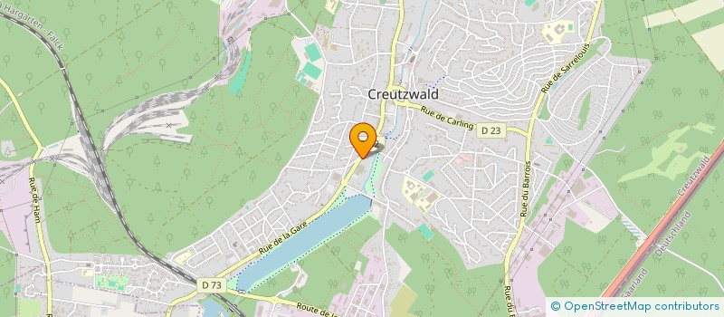 localisation de l'entreprise MADAME STELLA BLESS  CREUTZWALD