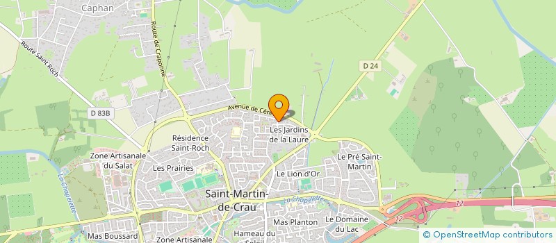 localisation de l'entreprise MADAME STELLA CAGLIARI  SAINT-MARTIN-DE-CRAU