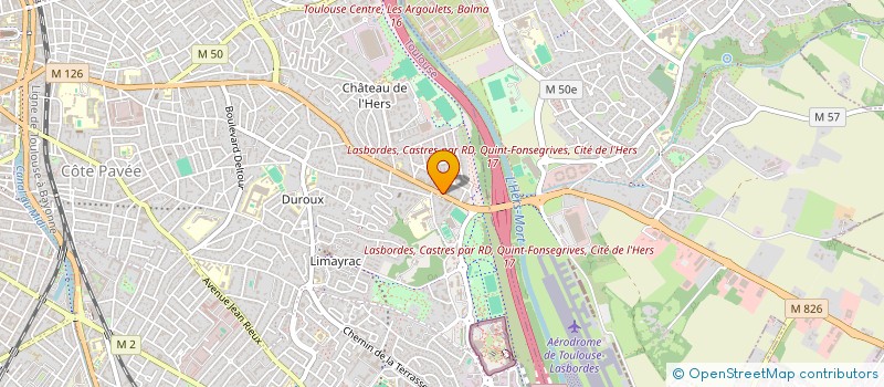 localisation de l'entreprise MADAME STELLA CANAL  TOULOUSE