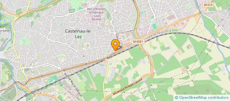 localisation de l'entreprise MADAME STELLA CAPDEVILLE  CASTELNAU LE LEZ
