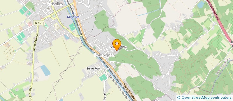 localisation de l'entreprise MADAME STELLA CARBONNEL  POMPIGNAN