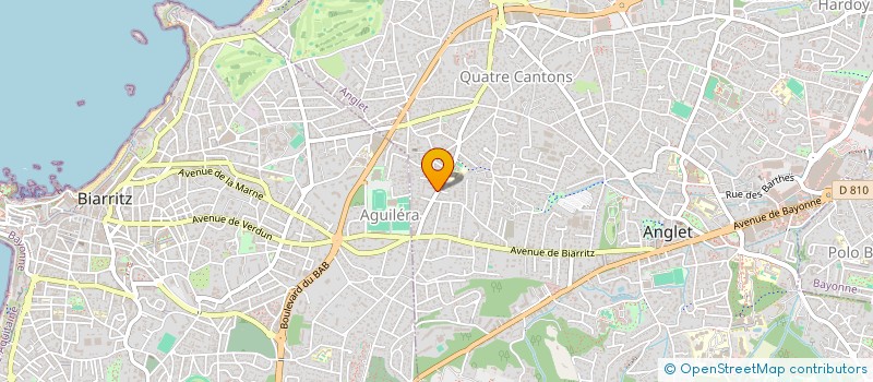 localisation de l'entreprise MADAME STELLA CARRE  ANGLET