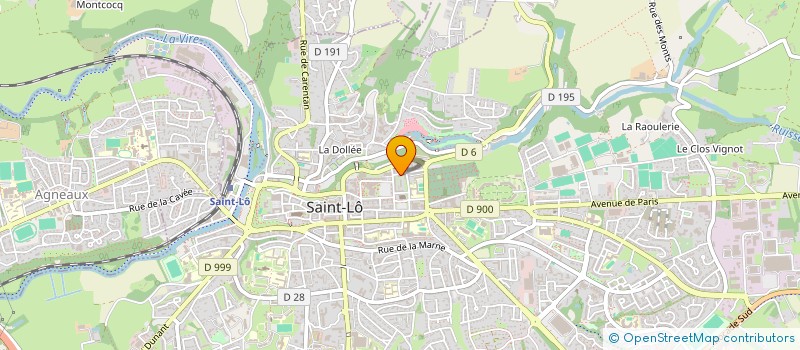 localisation de l'entreprise MADAME STELLA CHANOINE  SAINT-LO