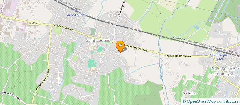 localisation de l'entreprise MADAME STELLA CHARLIE LEMBET-NDOMBI  SAINT-LOUBES