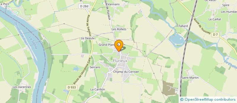 localisation de l'entreprise MADAME STELLA CORDENOD  SAINT-ETIENNE-SUR-CHALARONNE