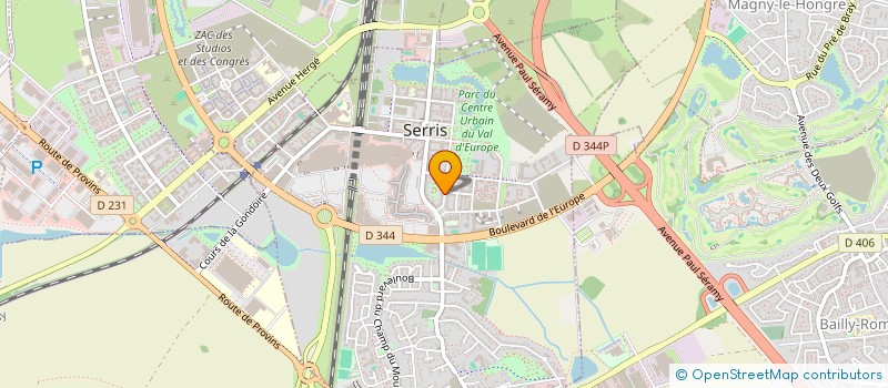 localisation de l'entreprise MADAME STELLA DJIA MEBOU  SERRIS