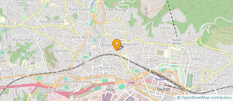 localisation de l'entreprise MADAME STELLA DUTHEIL  TOULON