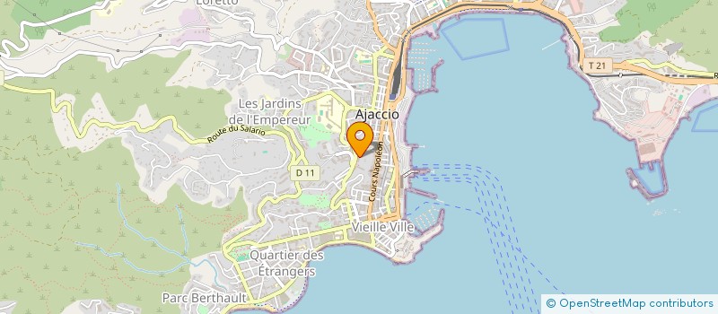 localisation de l'entreprise MADAME STELLA FILIPPI à AJACCIO