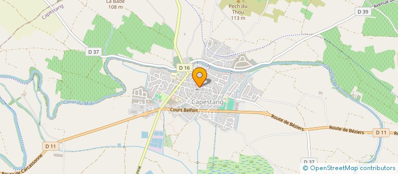 localisation de l'entreprise MADAME STELLA GENES  CAPESTANG