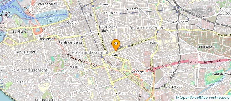 localisation de l'entreprise MADAME STELLA GERCARA  MARSEILLE