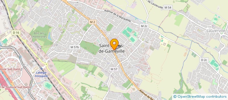 localisation de l'entreprise MADAME STELLA GIMENO  SAINT-ORENS-DE-GAMEVILLE