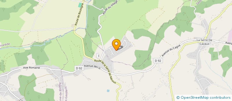 localisation de l'entreprise MADAME STELLA GOUDOULIAS  SAUX-ET-POMAREDE