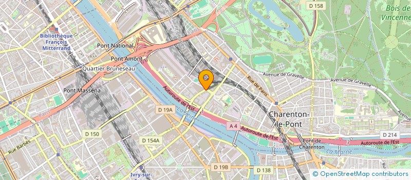 localisation de l'entreprise MADAME STELLA HOUAREAU  CHARENTON-LE-PONT