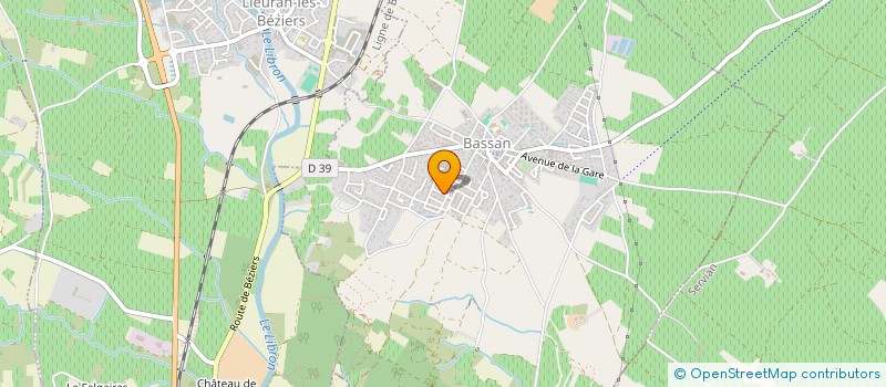 localisation de l'entreprise MADAME STELLA JULIA  LIEURAN-LES-BEZIERS