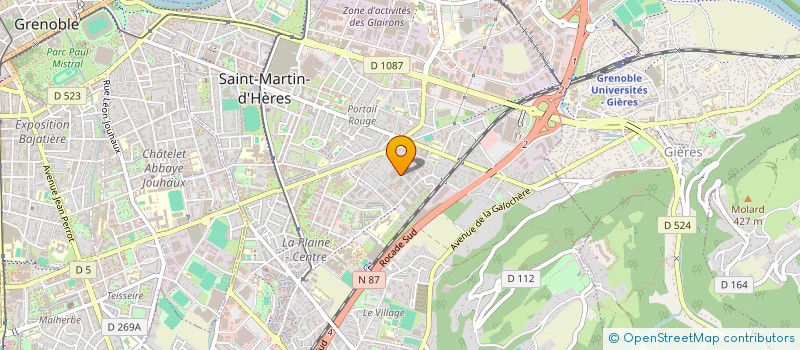 localisation de l'entreprise MADAME STELLA KAMADJOU à SAINT-MARTIN-D'HERES