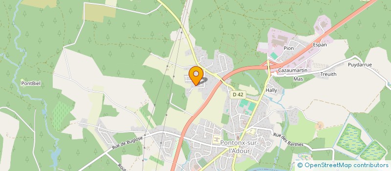 localisation de l'entreprise MADAME STELLA KHAKHOULIA  PONTONX-SUR-L'ADOUR