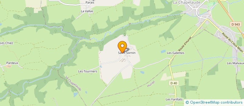 localisation de l'entreprise MADAME STELLA LAMARQUE  LA CHAPELAUDE