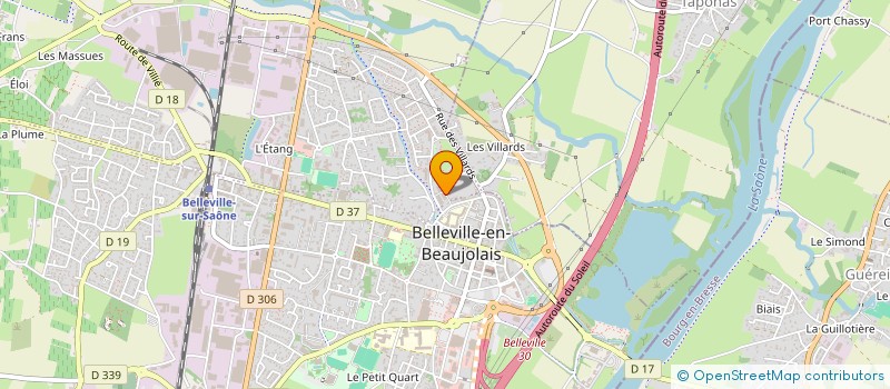 localisation de l'entreprise MADAME STELLA LAMERE NJOUE  BELLEVILLE-EN-BEAUJOLAIS
