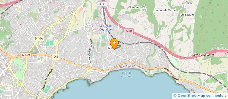 localisation de l'entreprise MADAME STELLA LEMAIRE à LA CIOTAT