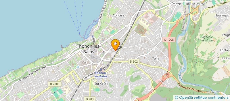 localisation de l'entreprise MADAME STELLA LILIANE BLANC à THONON-LES-BAINS