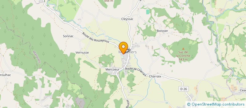 localisation de l'entreprise MADAME STELLA LOMBARD  MALREVERS