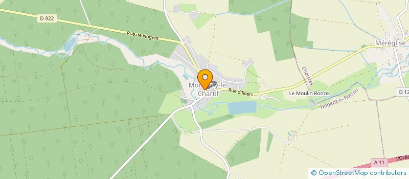 localisation de l'entreprise MADAME STELLA LORINET à MONTIGNY-LE-CHARTIF