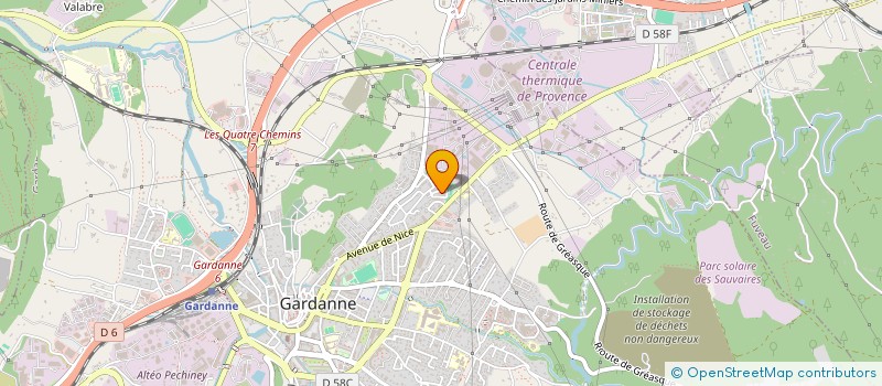 localisation de l'entreprise MADAME STELLA MAGNAN à GARDANNE