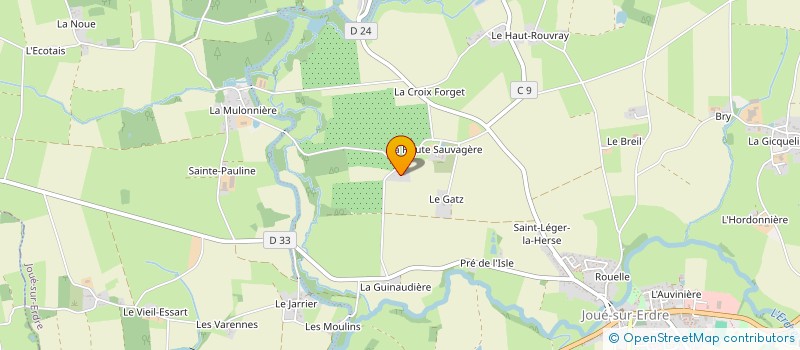 localisation de l'entreprise MADAME STELLA MARIN à TRANS-SUR-ERDRE