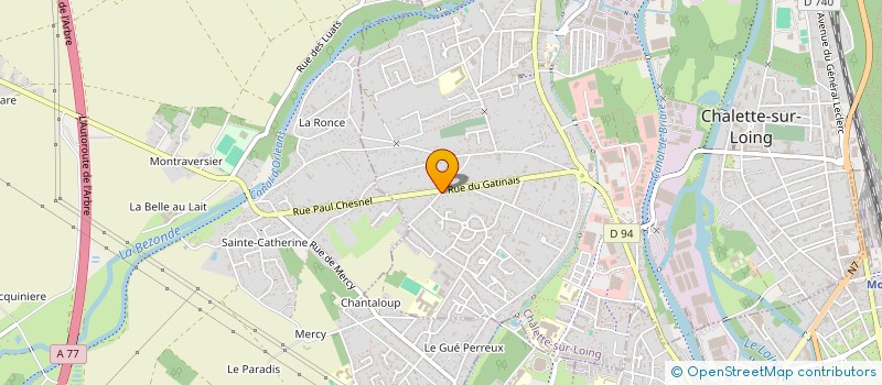 localisation de l'entreprise MADAME STELLA MARINI à CHALETTE-SUR-LOING