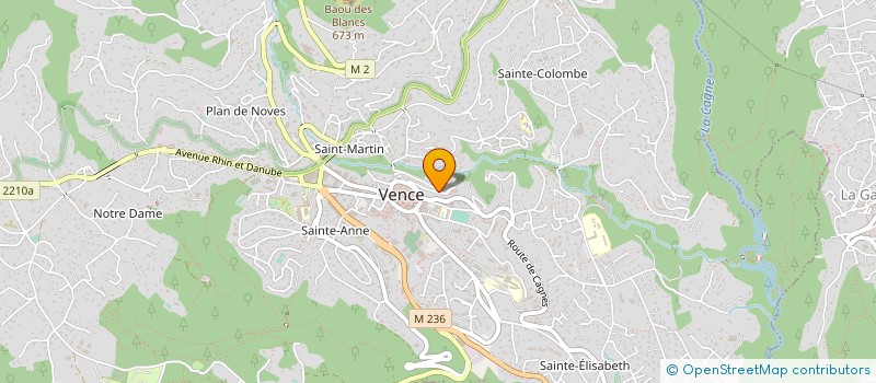 localisation de l'entreprise MADAME STELLA MARTIN à VENCE