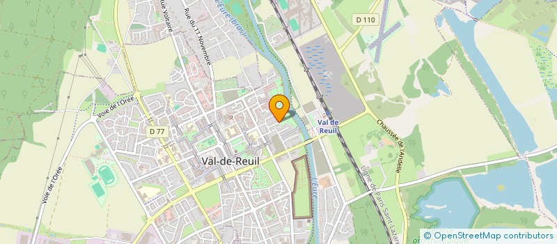 localisation de l'entreprise MADAME STELLA MATANDA  VAL-DE-REUIL