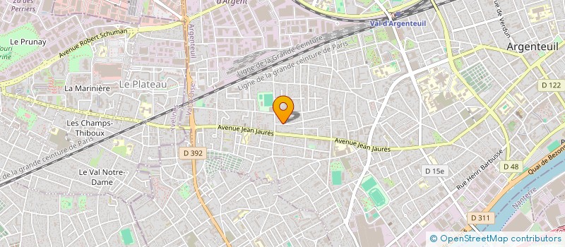 localisation de l'entreprise MADAME STELLA MAYER  ARGENTEUIL