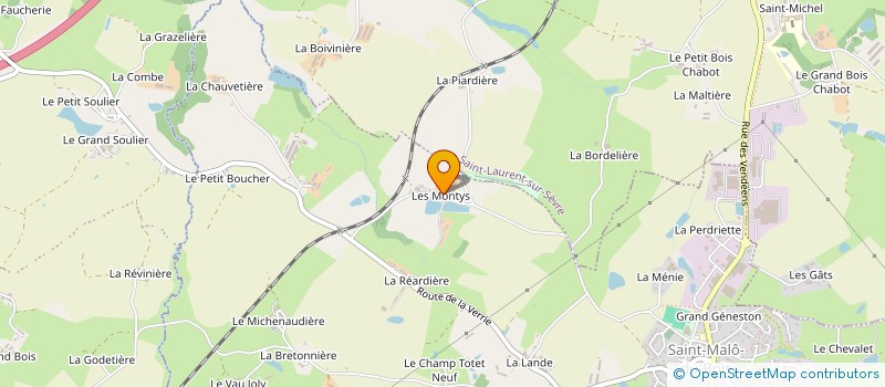 localisation de l'entreprise MADAME STELLA MENGUY à SAINT-MALO-DU-BOIS