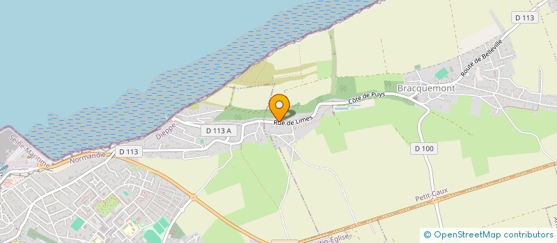 localisation de l'entreprise MADAME STELLA MENNECART à DIEPPE