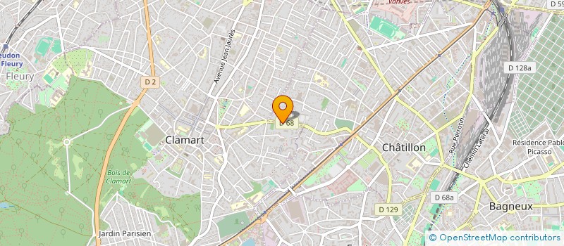 localisation de l'entreprise MADAME STELLA MITROUSKA à CLAMART