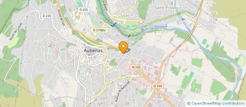 localisation de l'entreprise MADAME STELLA MUKYALA  AUBENAS