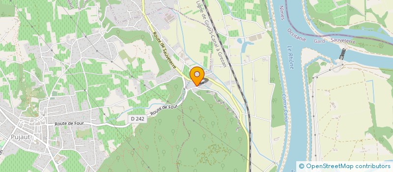 localisation de l'entreprise MADAME STELLA PALOMBA  ROCHEFORT-DU-GARD