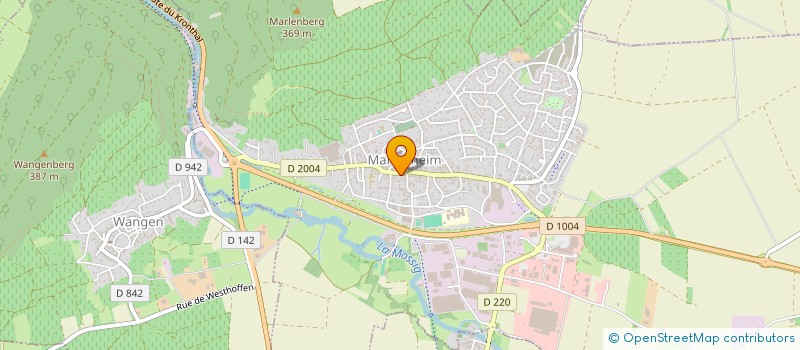 localisation de l'entreprise MADAME STELLA PANIAGUA  MARLENHEIM