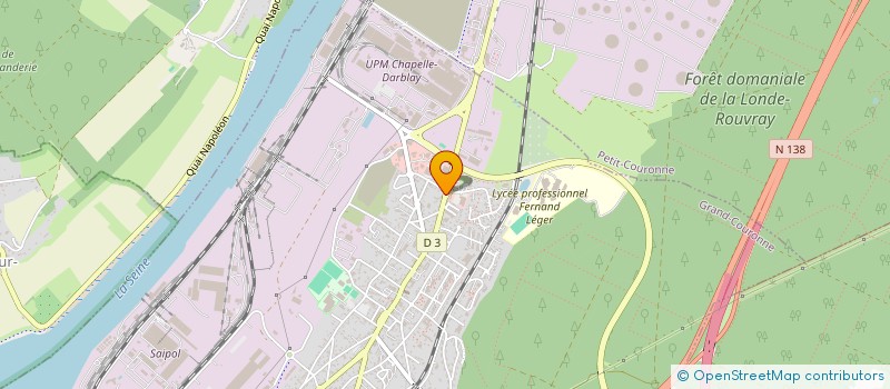 localisation de l'entreprise MADAME STELLA PARMENTIER  GRAND-COURONNE