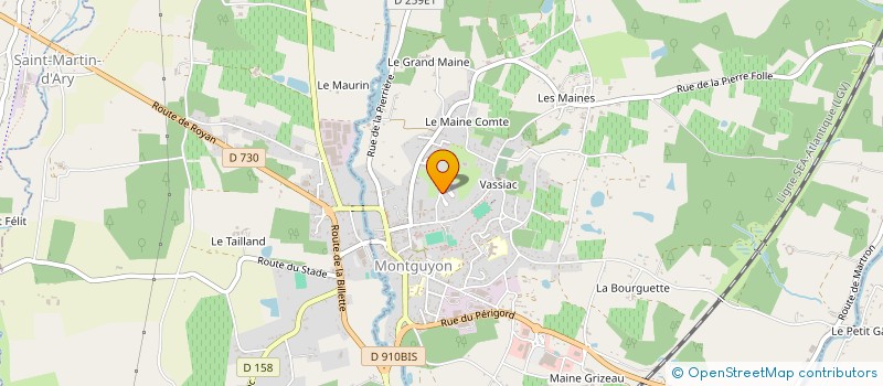 localisation de l'entreprise MADAME STELLA PATANCHON  MONTGUYON