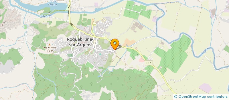 localisation de l'entreprise MADAME STELLA PERES MATEUS  ROQUEBRUNE-SUR-ARGENS