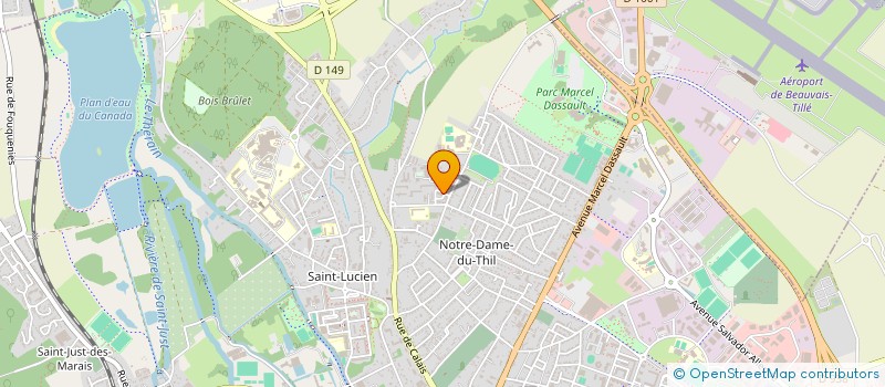 localisation de l'entreprise MADAME STELLA PLO  BEAUVAIS