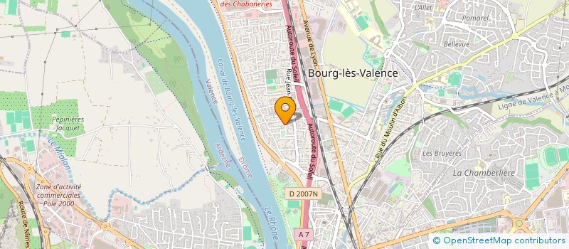 localisation de l'entreprise MADAME STELLA PRUDHOMME à BOURG-LES-VALENCE