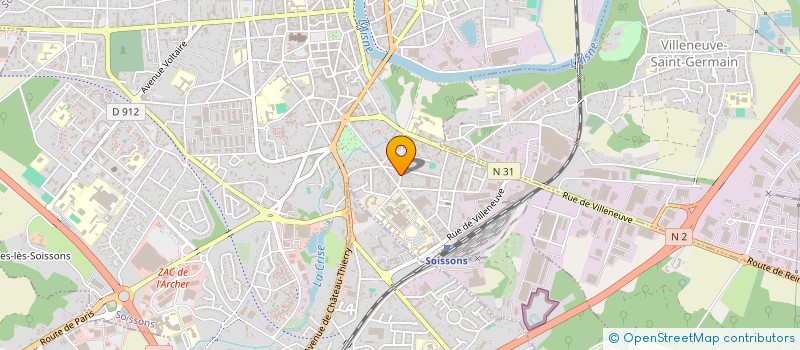 localisation de l'entreprise MADAME STELLA ROSKAM à SOISSONS