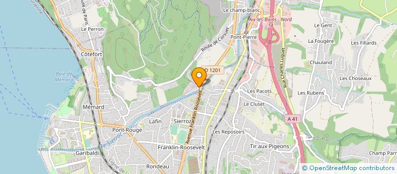 localisation de l'entreprise MADAME STELLA ROSSELLI à AIX-LES-BAINS