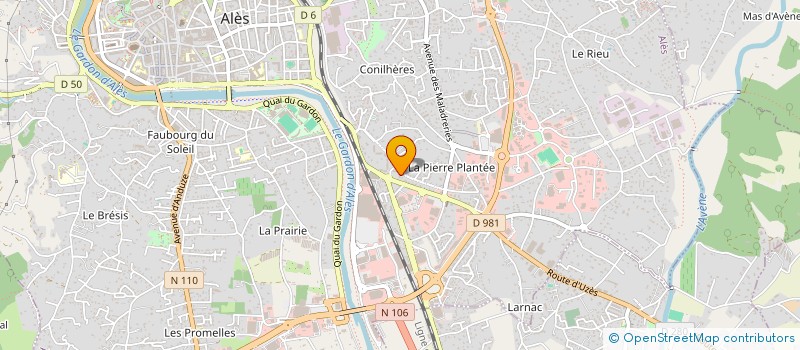 localisation de l'entreprise MADAME STELLA ROZIER  ALES